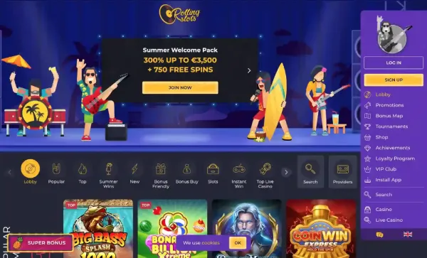 Rolling Slot Casino screenshot 1